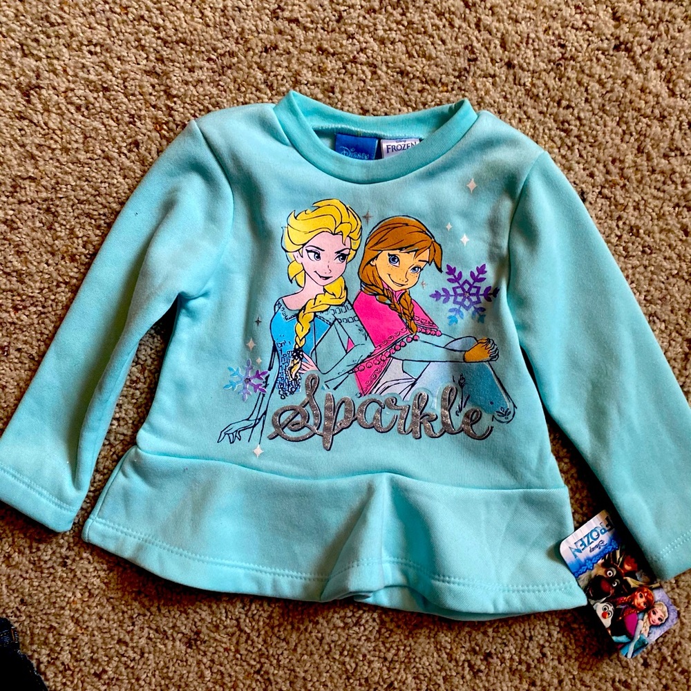 Girl’s Sweatshirt, Disney Frozen. 2T